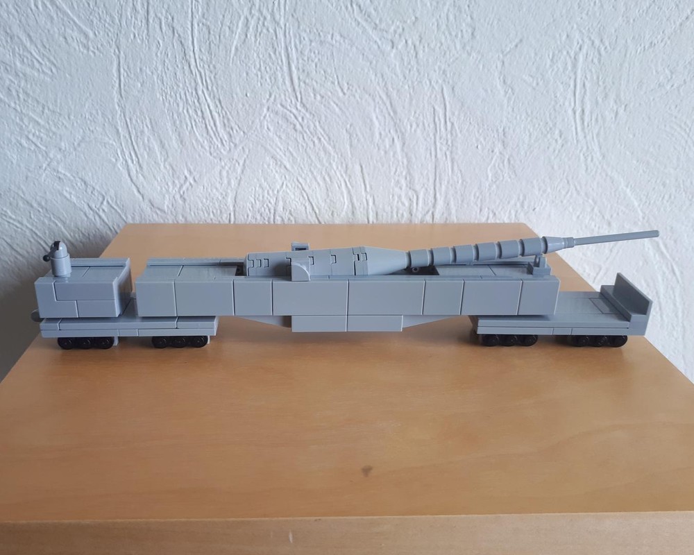 Lego Krupp K5 Leopold Railway gun