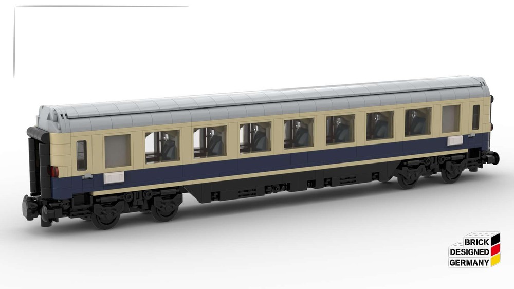 Lego Rheinpfeil 1963 Passenger Car 1st Class with Compartments