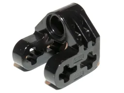 Technic Axle and Pin Connector Perpendicular Split / Black
