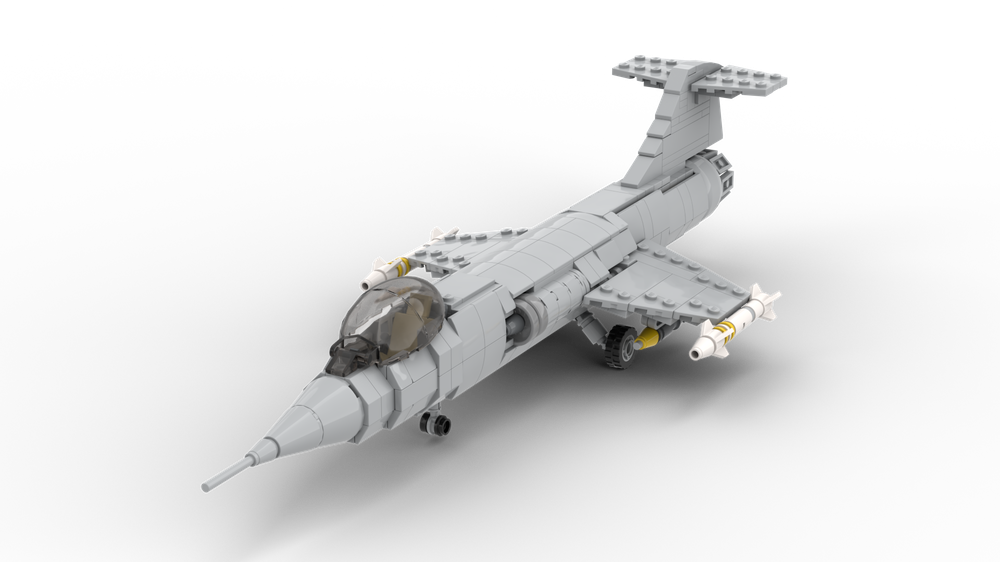 Lego Lockheed F104 Starfigther (Minifig Scale 1:42)