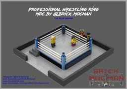 Professional Wrestling Ring - Blue Brand