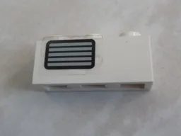 Brick 1 x 3 with Grille Pattern Model Left Side (Sticker) - Set 5561