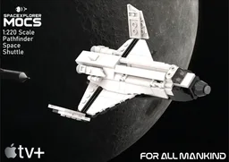 1:220 Scale For All Mankind Pathfinder space shuttle