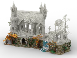 10316 Base for Rivendell with an Ancestral Hall