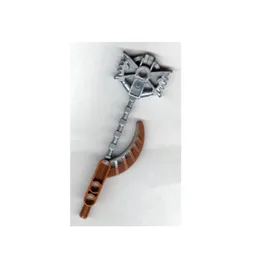 Large Figure Weapon Hordika Claw Club with Flat Silver Flexible End / Light Brown