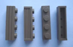 Modulex Brick 1 x 4 with Horizontal Grooves