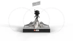 Micro Diorama : Imperial Probe Droid Desktop Version