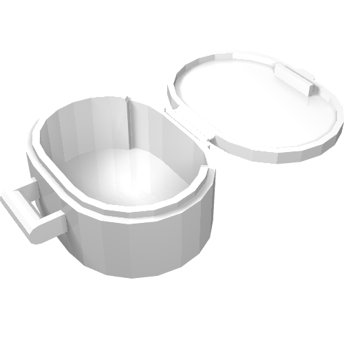 Lego Belville / Scala, Bag / Case, Oval / White