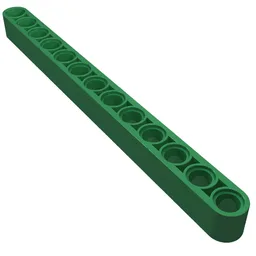Technic Beam 1 x 13 Thick / Green