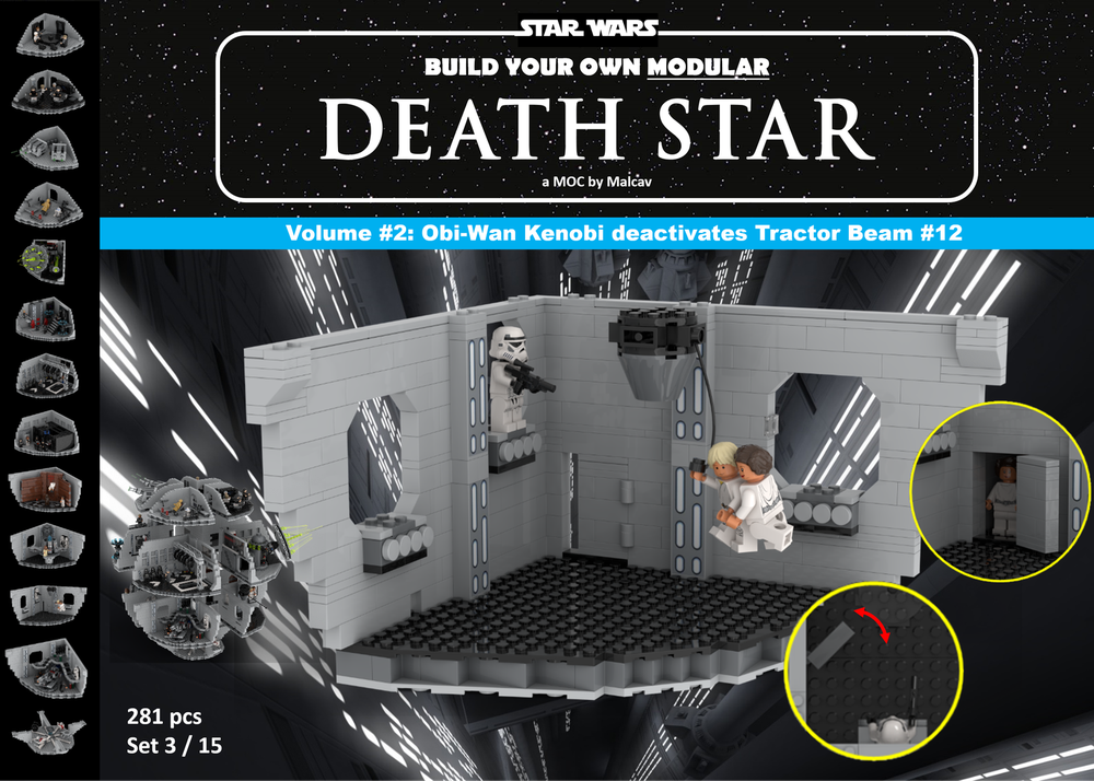 Lego Modular Death Star Volume #3: Swinging Escape
