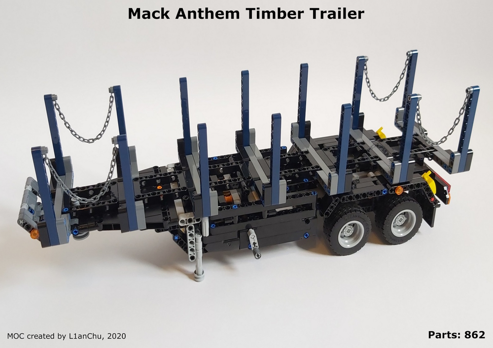 Lego Timber Trailer for Mack Anthem (42078)