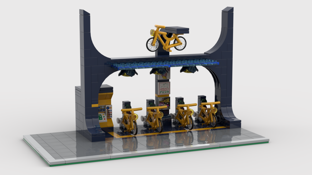 Lego Bright Light Bike - Self Service Bike Rental Small