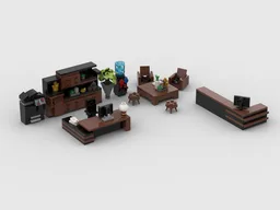 Office wood style interior design