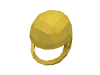 Lego Technic Figure Helmet / Yellow