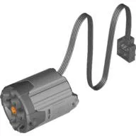 Motor, XL, Power Functions, 6 x 5 x 6, 20cm with Dark Bluish Gray Bottom / Light Bluish Gray