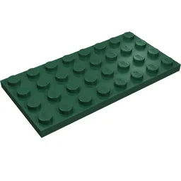 Plate 4 x 8 / Dark Green