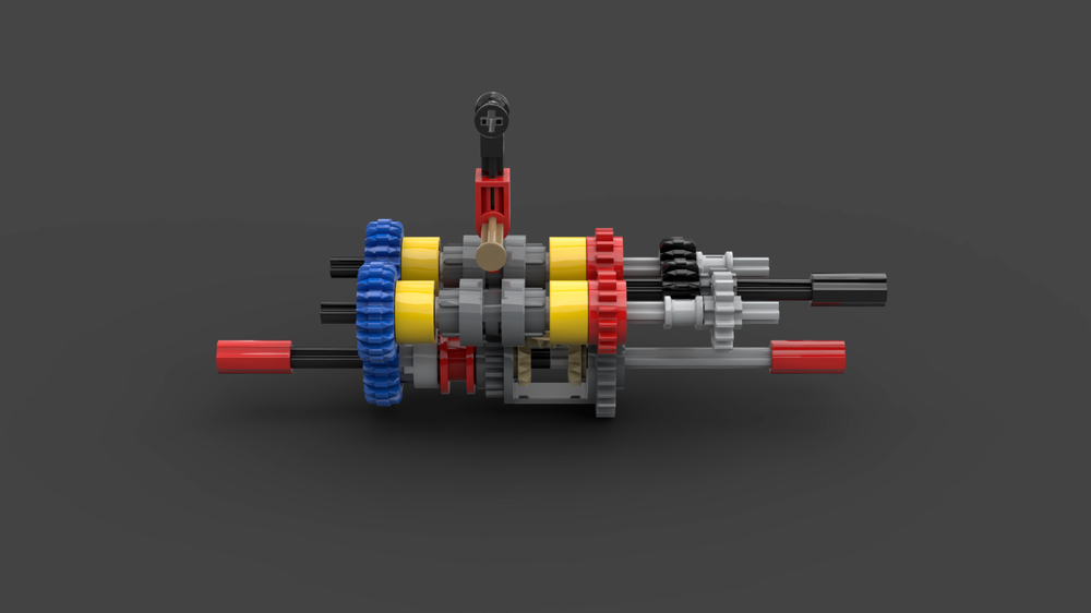 Lego Centered heavy-duty manual 4-speed AWD gearbox - Rear input