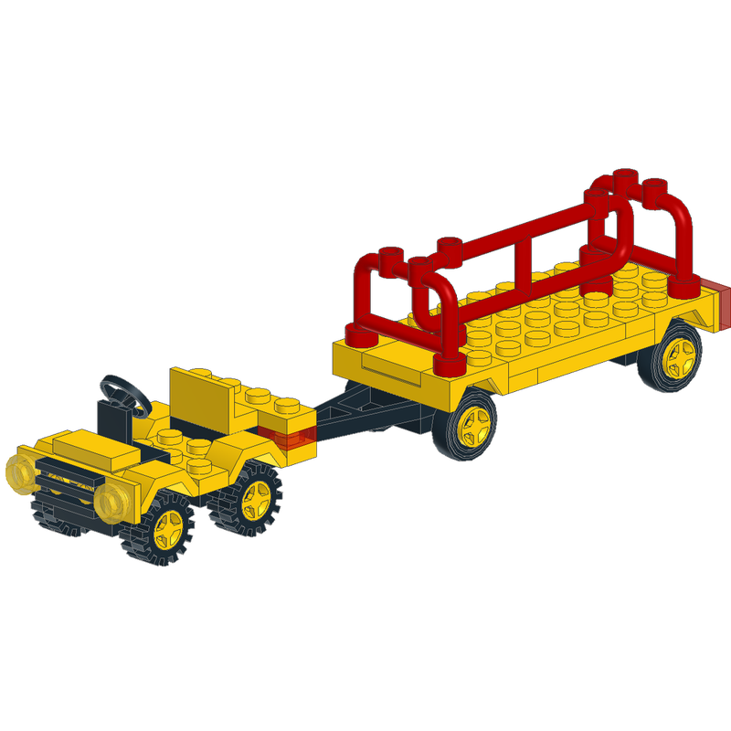 Lego 6671 Baggage Carrier Vehicle