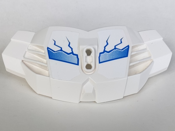 Lego Hero Factory Chest Armor Large with Blue and White Fractures Pattern (Stickers) - Set 6230