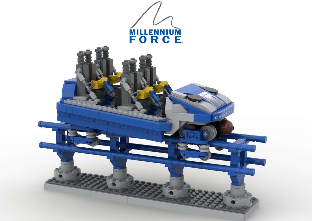 Lego ROLLERCOASTER - MILLENIUM FORCE - CEDAR POINT