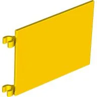 Flag 6 x 4 with O-Clips / Yellow