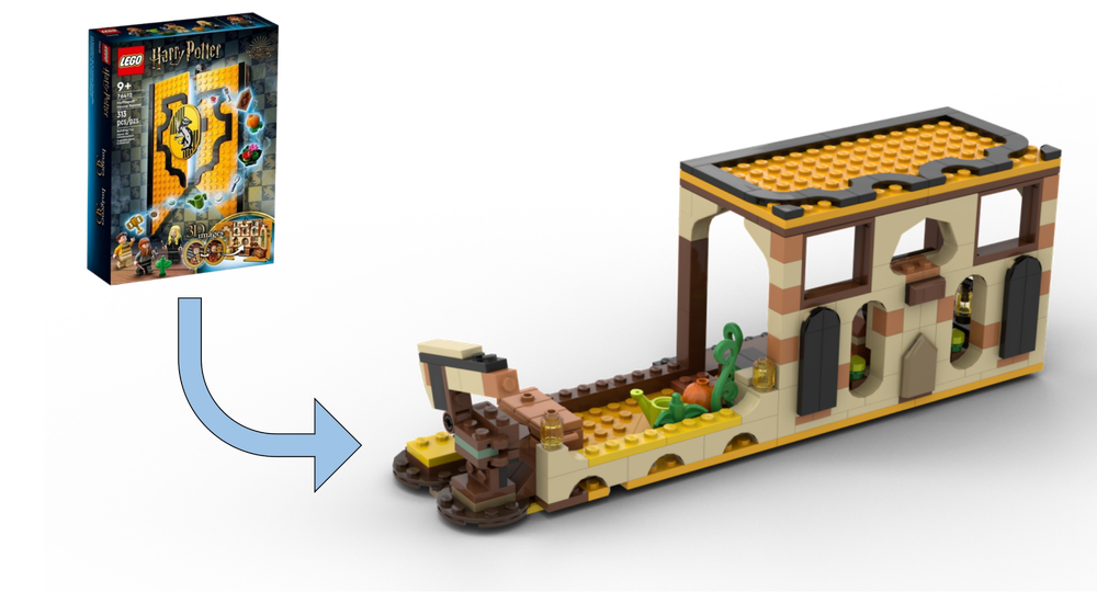 Lego 76412 Alternative "Hufflepuff's bedroom"