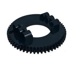 Technic Turntable Large Type 2 Top, 56 Tooth / Black