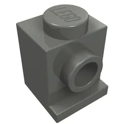 Brick Special 1 x 1 with Headlight / Dark Bluish Gray