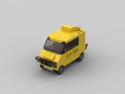 Mini yellow car