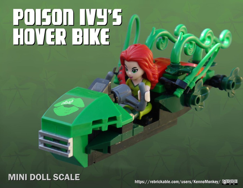 Lego Poison Ivy's Hover bike