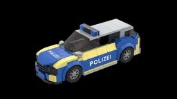 German Police Car BMW 5er Touring