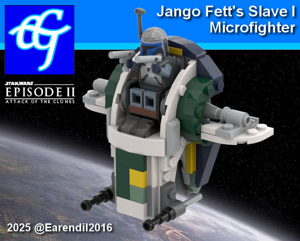 Lego Slave I Microfighter