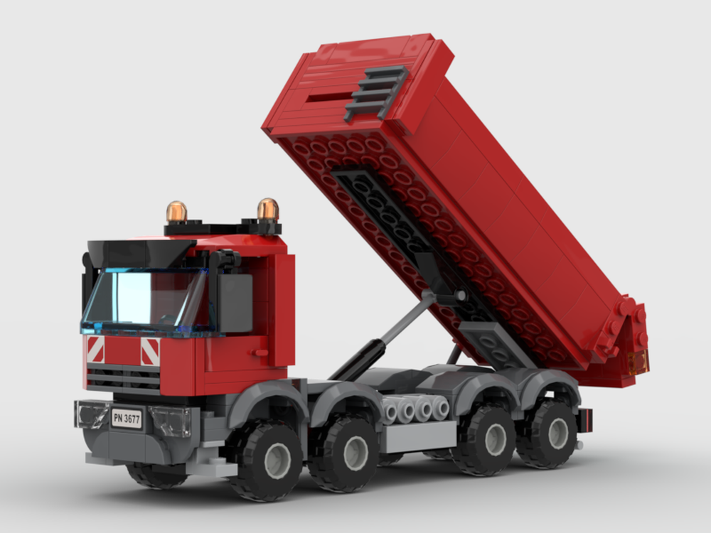 Lego Red tipper truck