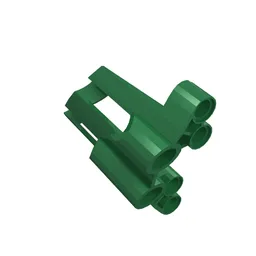Technic Panel Fairing # 1 Large Short, Large Holes, Side A / Green