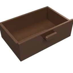 Cupboard 2 x 3 Drawer / Brown