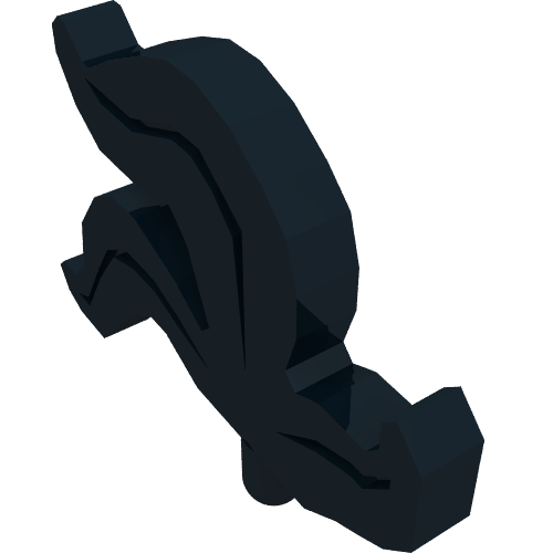Lego Headwear Accessory Plume / Feather Triple / Black