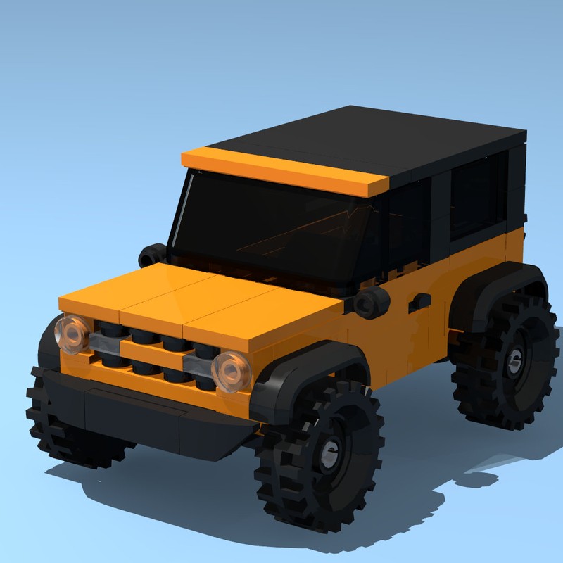Lego 2021 Ford Bronco Wildtrak 2 Door (orange)