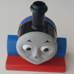 Duplo Train Front, Thomas & Friends, Thomas Face Print / Blue