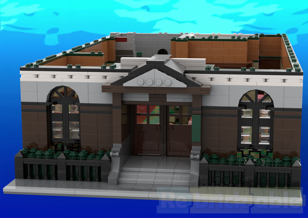 Lego Iwatodai Dorm Modular Part 1 (Ground floor) - Persona 3 Reload