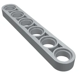 Technic Beam 1 x 6 Thin / Light Bluish Gray