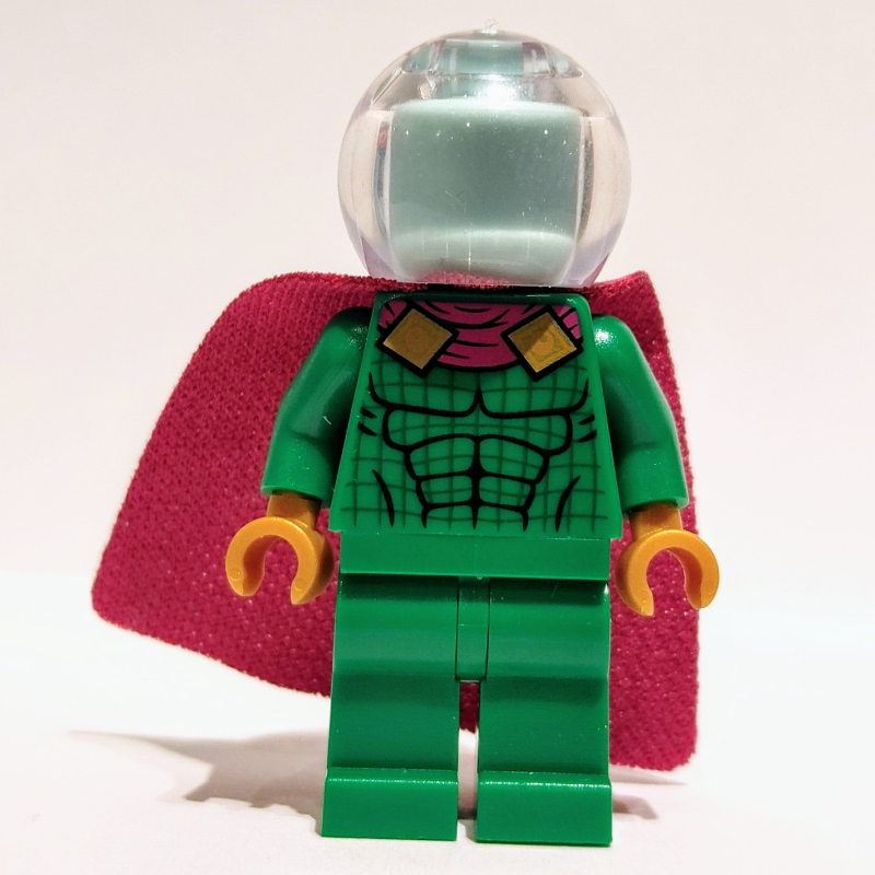 Lego Mysterio, Green Outfit, Trans-Clear Helmet