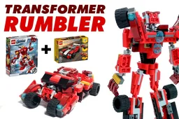 Batman Red Tumbler Transformer, from set 31100 and 76140
