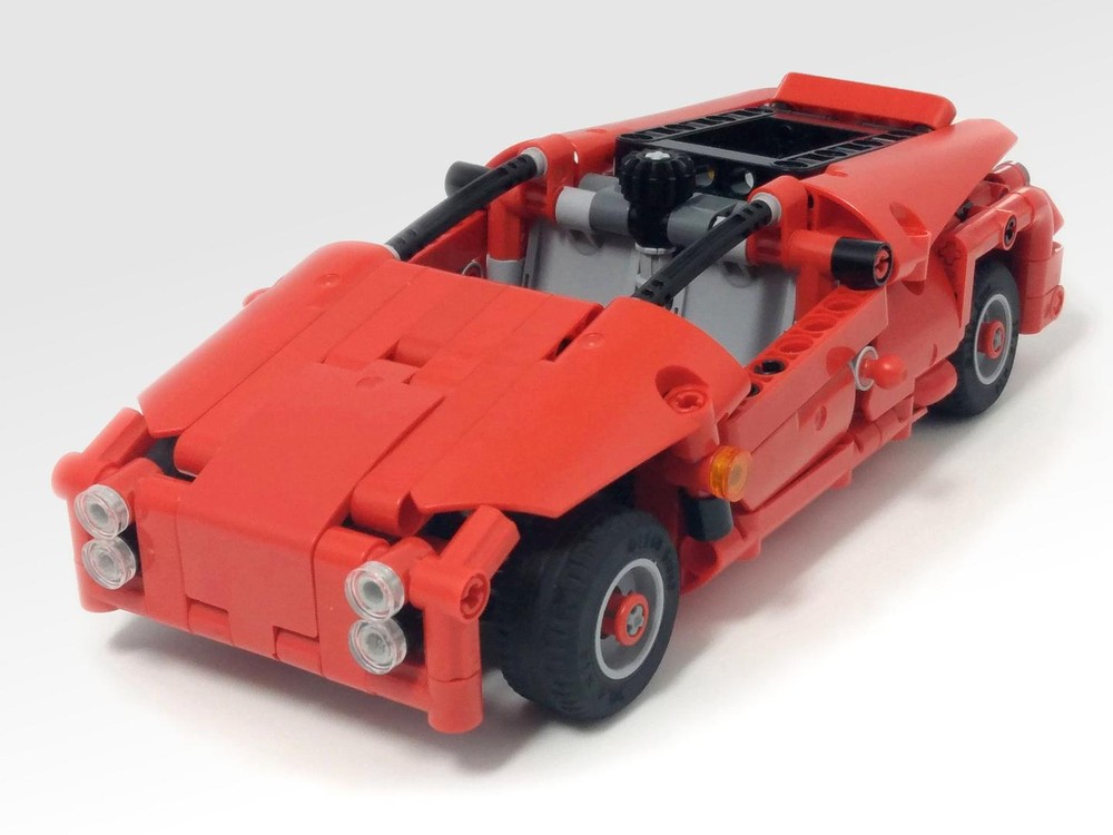 Lego Cyber Cruiser - Small Scale Technic Sci-Fi Supercar