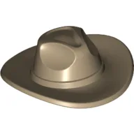 Hat Very Wide Brim, Outback Style [Fedora] / Dark Tan