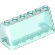 Windscreen 2 x 6 x 2, Wide Top / Trans-Light Blue