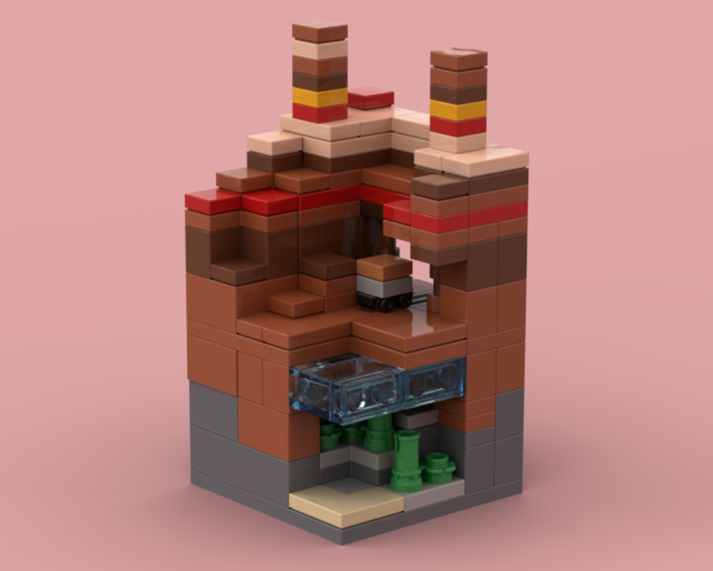 Lego Badlands expansion biome for the "21589-1 - Mini Biomes" set