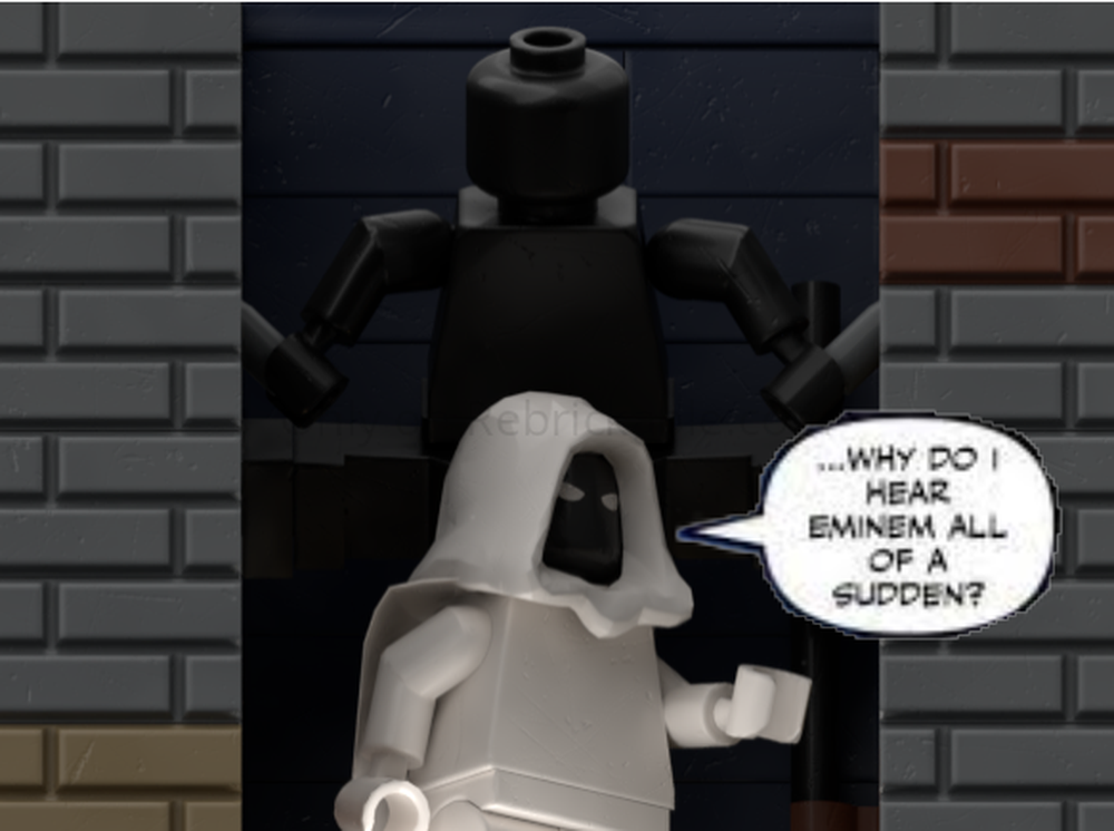 Lego "Why do I hear Eminem all of a sudden?" Diorama