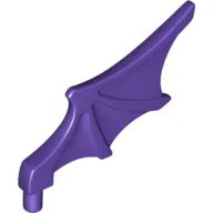 Animal Body Part, Bat Wing with Shaft [Chima Bat Wing] / Dark Purple