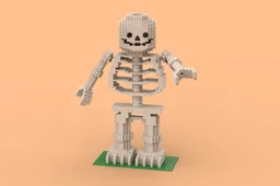 Big Sculpture Skeleton