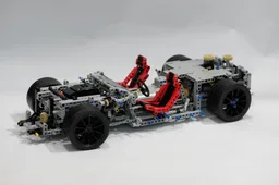 1:8 Scale Supercar Chassis with Removable Engine